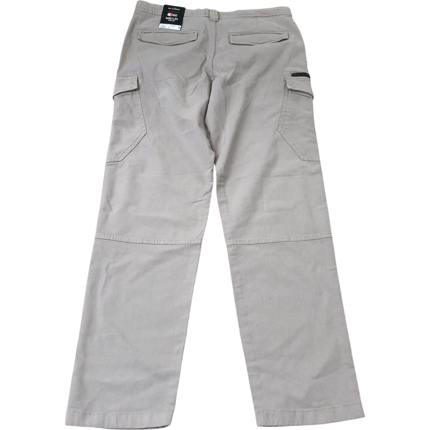 River Island Cargo Trousers W34 L30 Men's Grey Lightweight Utility Wear