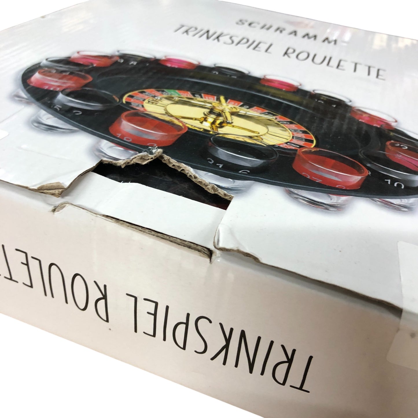 Schramm Trinkspiel Roulette Drinking Game Set With 16 Shot Glasses Fun Party