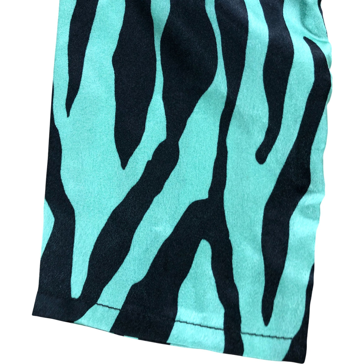 Dancing Leopard Mint Green Wrap Dress UK Size 10 Women's Long Sleeve Tiger Print