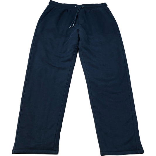Fleece Lined Navy Blue Joggers Size M