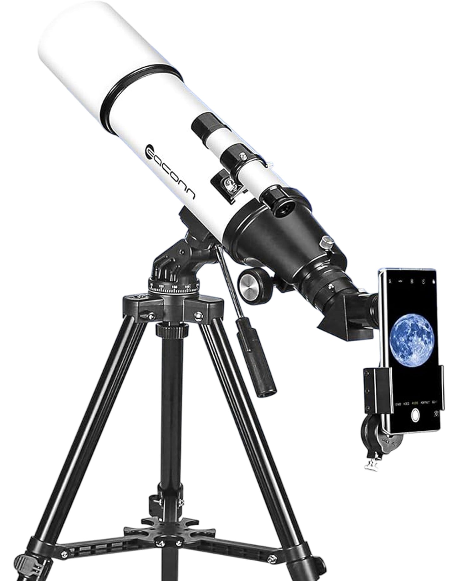 EACONN Refractor Telescope Portable 70mm with Accessories Tripod Carry Bag
