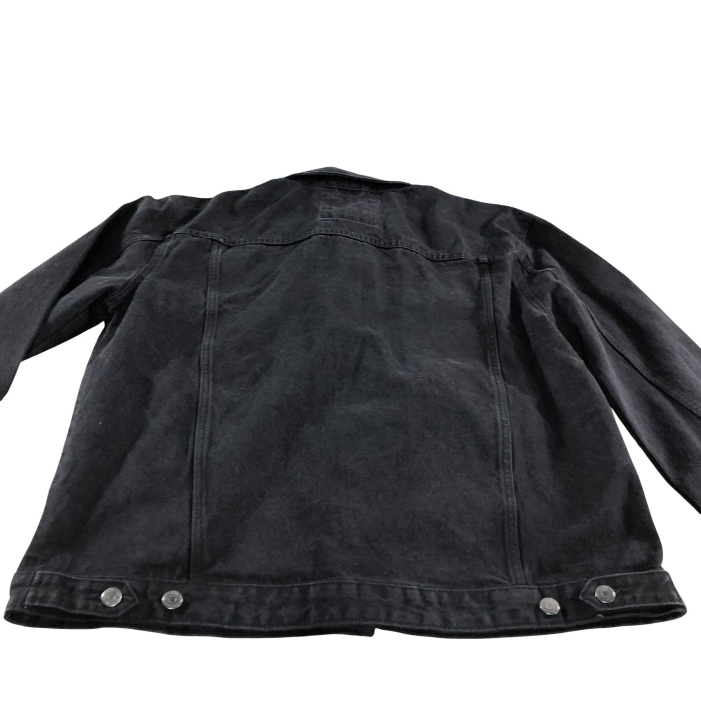 Crew Clothing Company Denim Jacket XL Men's Black Button Up Casual Style