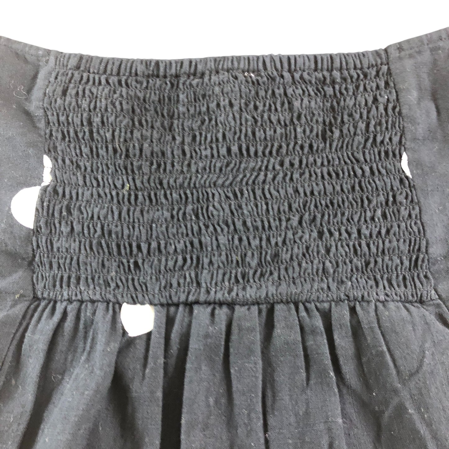 River Island Women's Black Polka Dot Strapless Top Size M