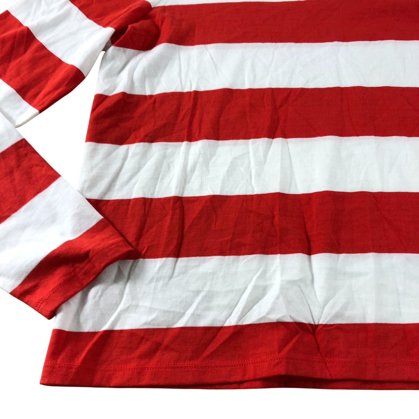 Boden Red Striped Long Sleeved Top - Size 12