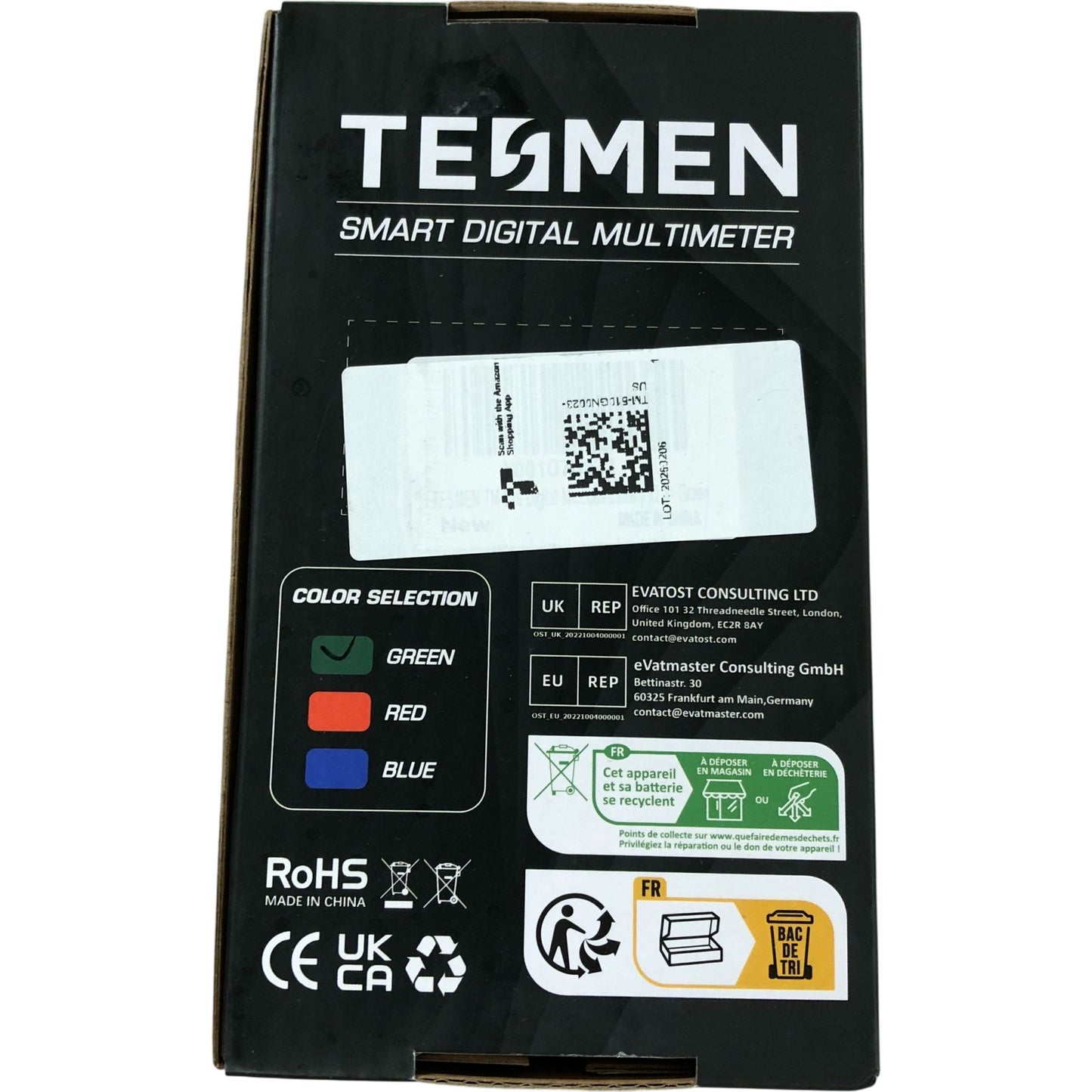 Tesmen Smart Digital Multimeter TM-510 Auto Ranging Non-Contact Voltage Tester