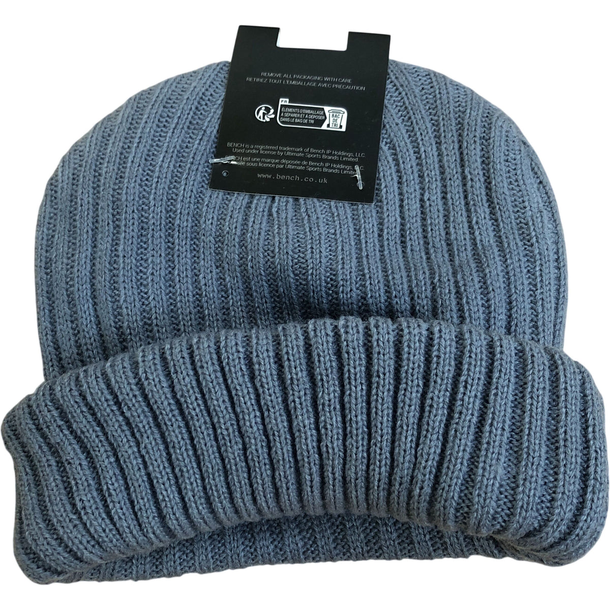 Bench Kids Ribbed Pale Blue Beanie Hat