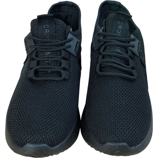 Crosshatch Junior Ceaze Black Sports Trainers Size 5 Kids