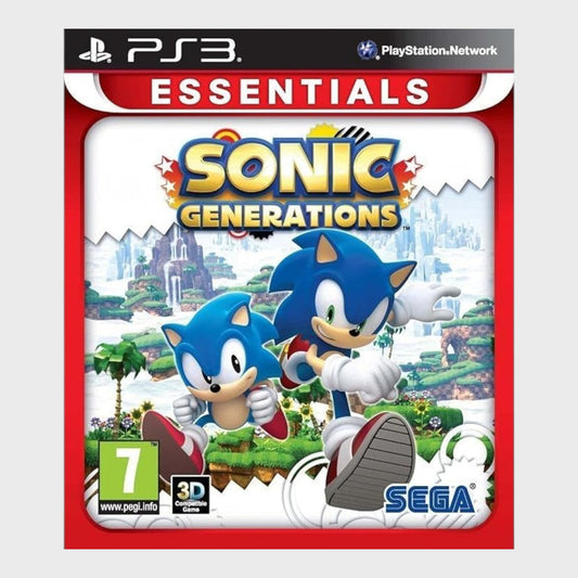 Sonic Generations PlayStation3 Video Game (PS3) New/Sealed