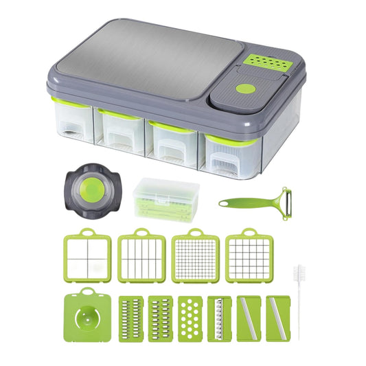 Multifunction Veggie And Fruit Chopper Cutting Board And Slicer Kitchen Gadget