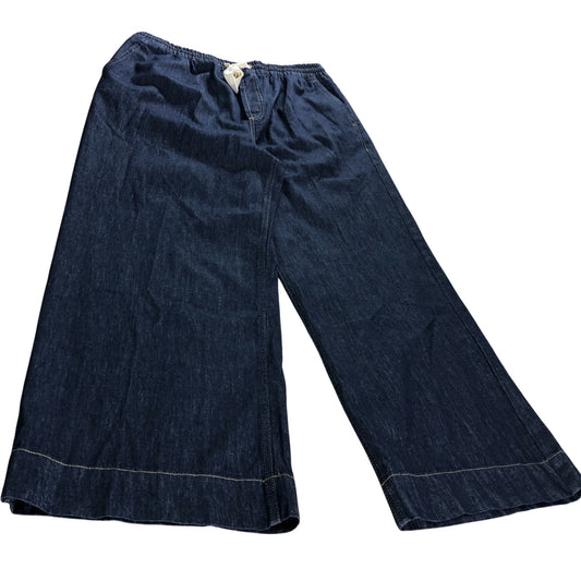 Branded Dark Indigo Elasticated Jeans - Size 18R