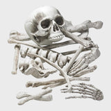 PRETEX Bag of Skeleton Bones & Skull - 18 Pieces