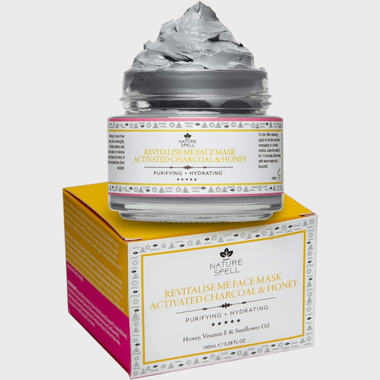 Nature Spell Activated Charcoal & Honey Purifying Face Mask 100 ml
