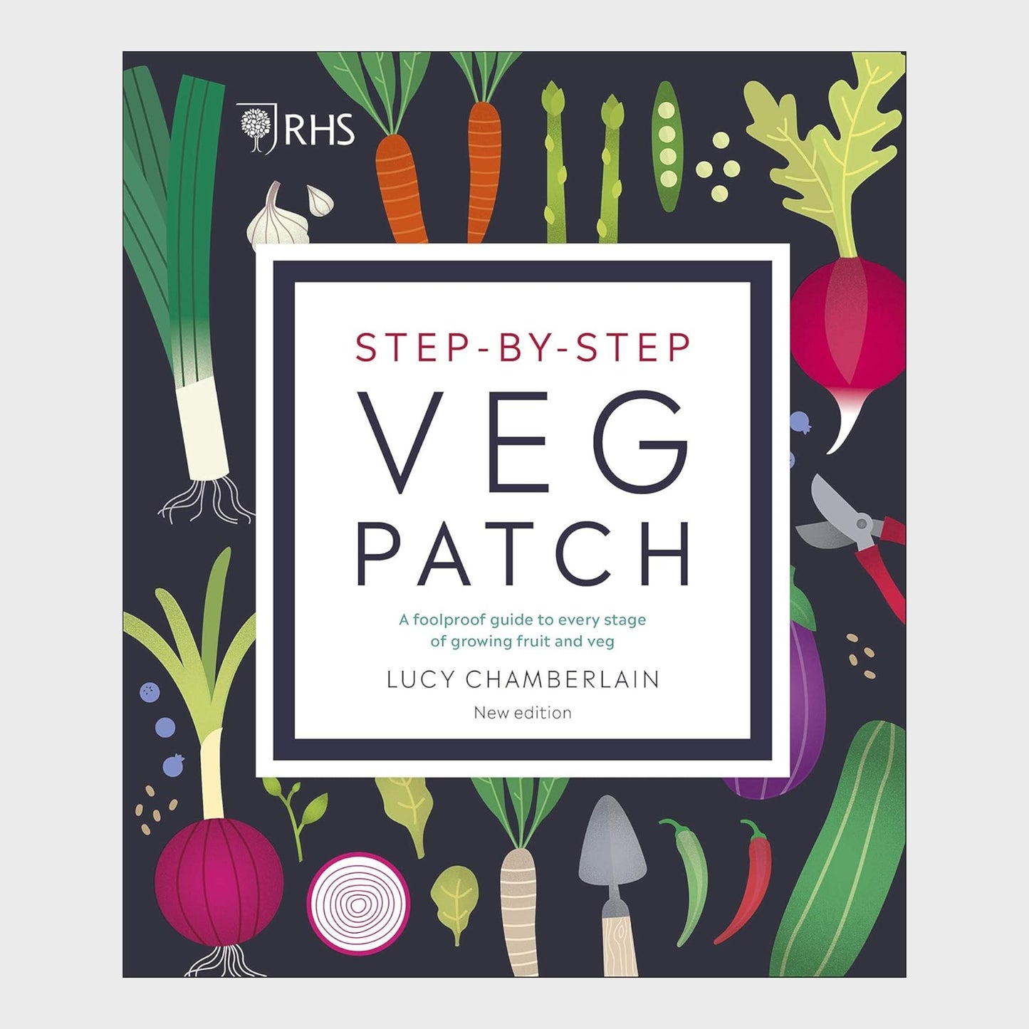 RHS Step-By-Step Veg Patch Paperback Book