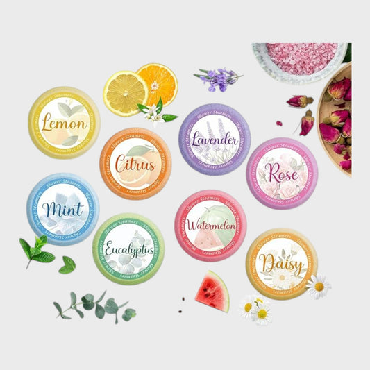 Shower Steamer Gift Set - 8 Different Scents