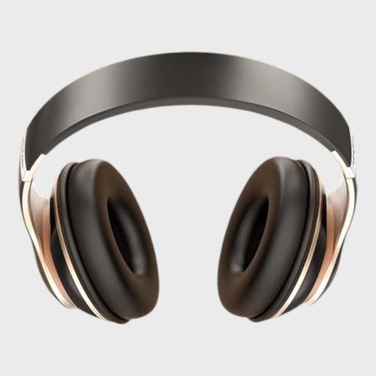 Wireless Over Ear Super Bass Headphones - Black/Gold