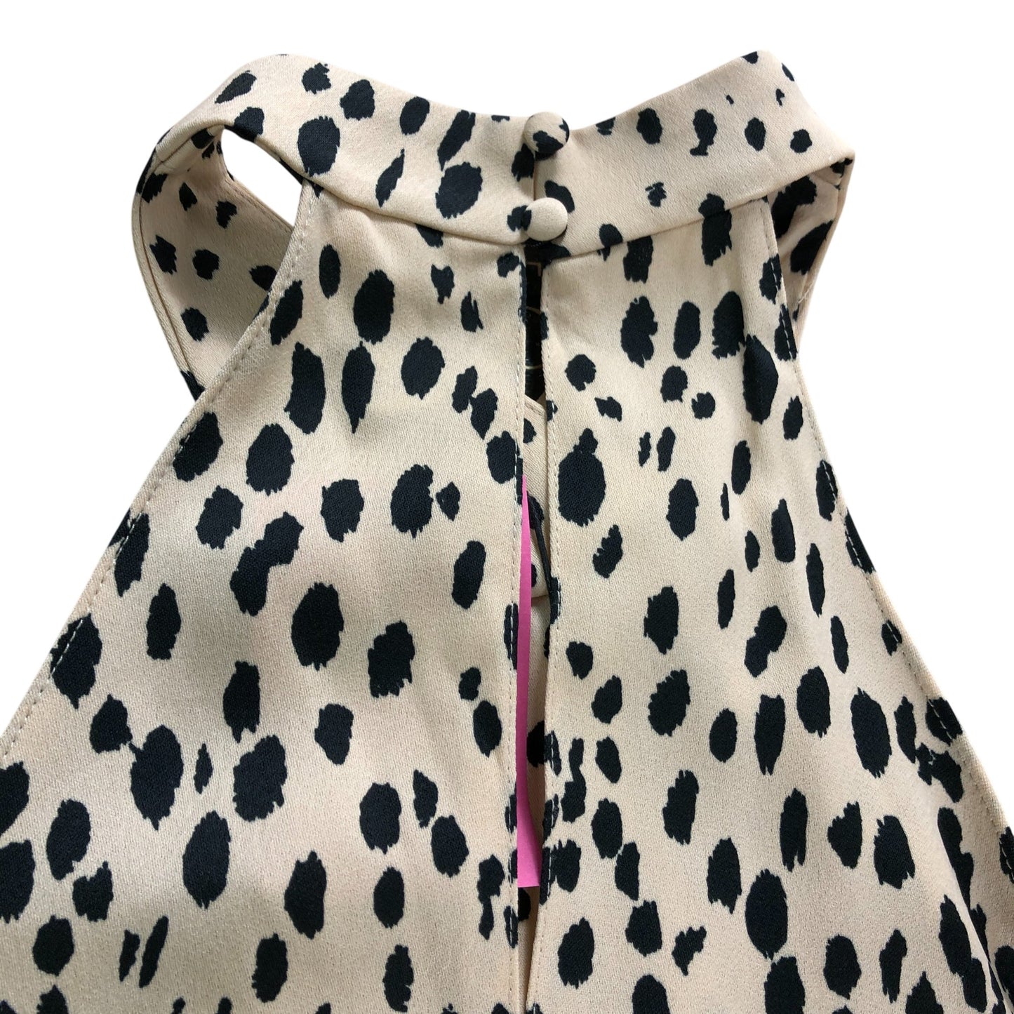 River Island Animal Print Halterneck Dress - Size 8