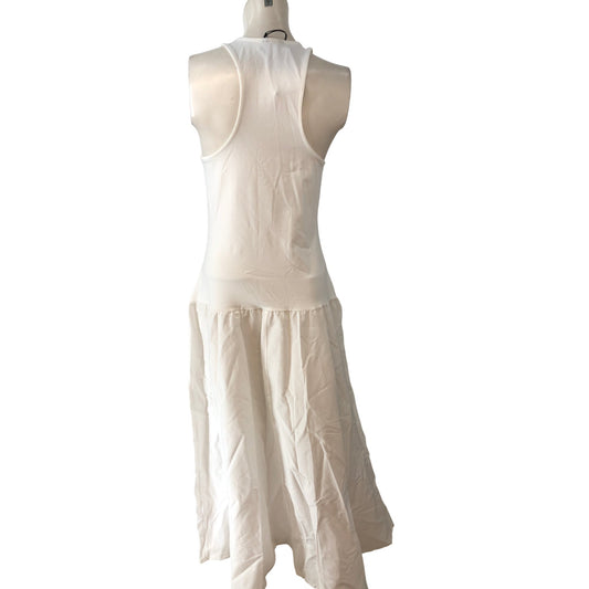 River Island Studio Cream Zibar Maxi Dress Size M Women's Casual Long Dress