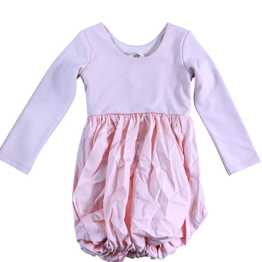 River Island Mini Dress 4-5 Years Girls Pink Long Sleeve Party Dress