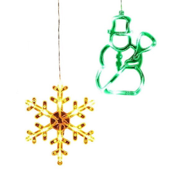 Snowflake Snowman Light Model LED Decorative Winter Lights