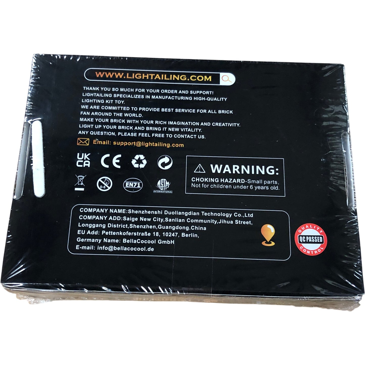 LIGHTAILING LED Kit Dark Trooper Helmet 75343 Lighting Set Creative Build