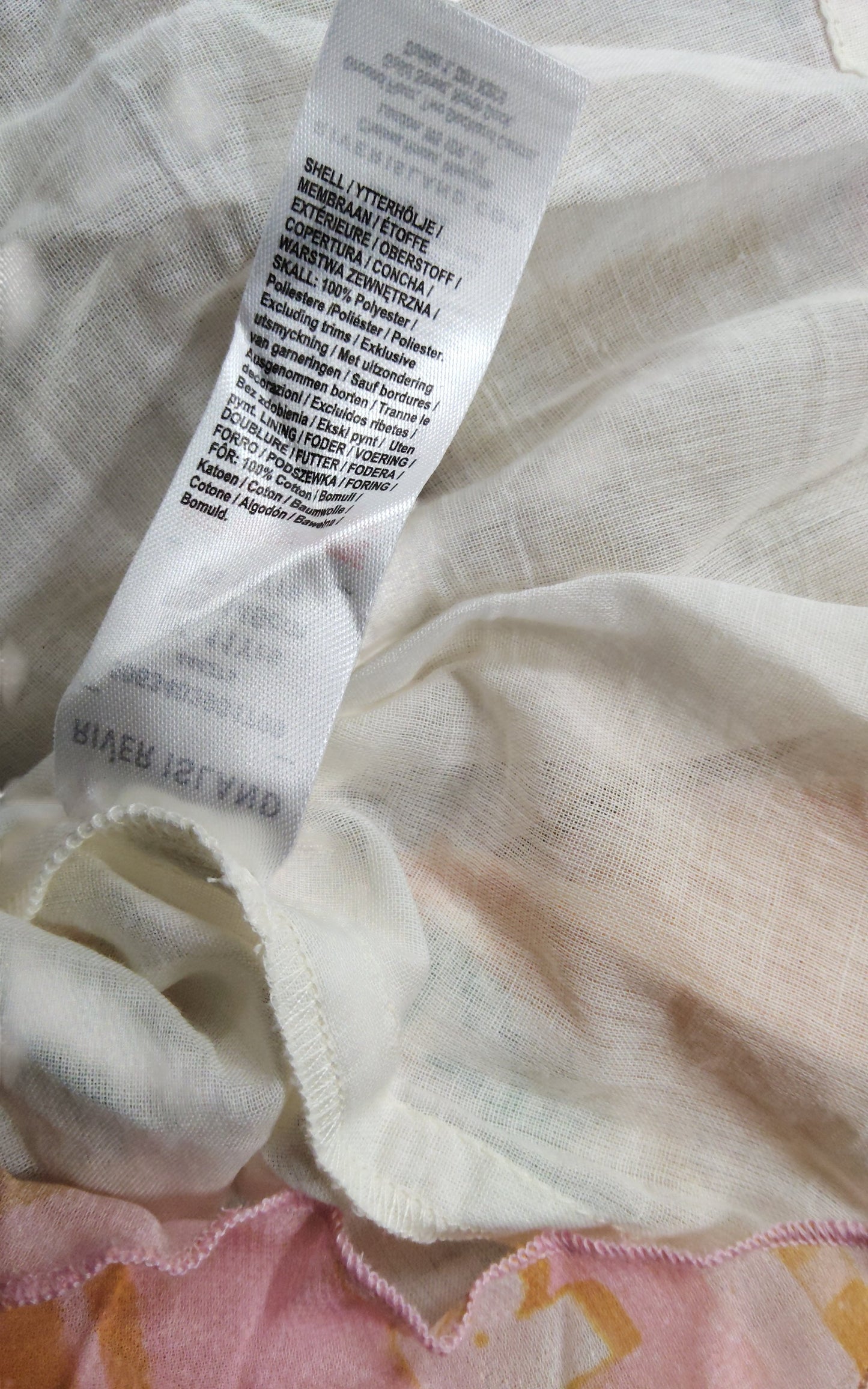 River Island Girls 11 Years Multi Colour Printed Sundress Holiday Dress