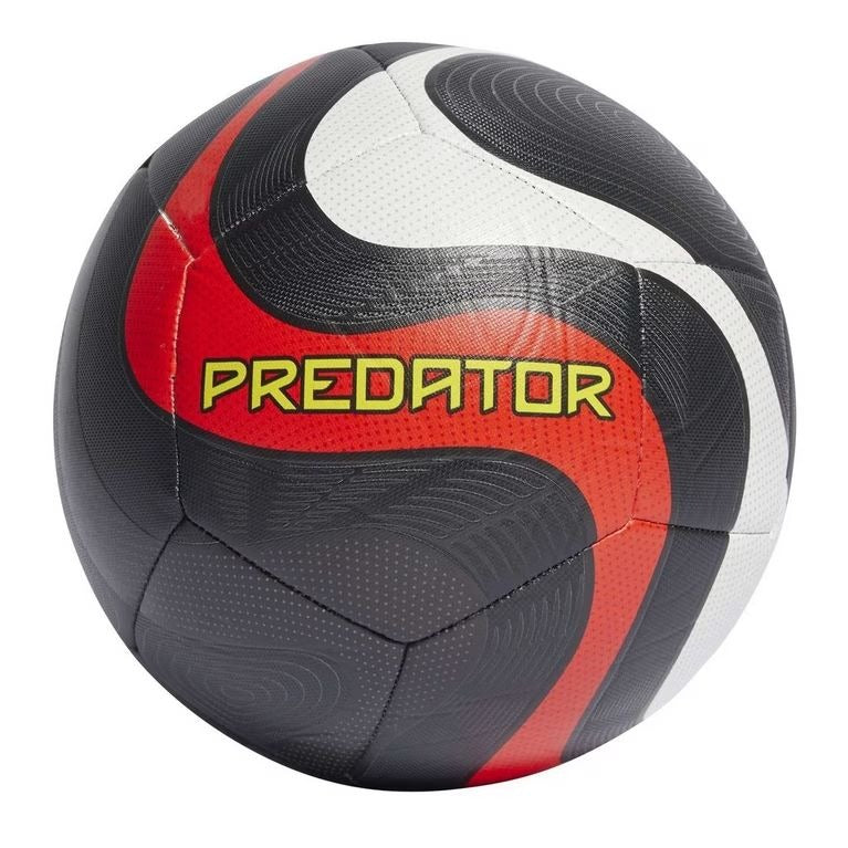 Adidas Predator Training Ball Black Solar Red & Solar Yellow Size 5