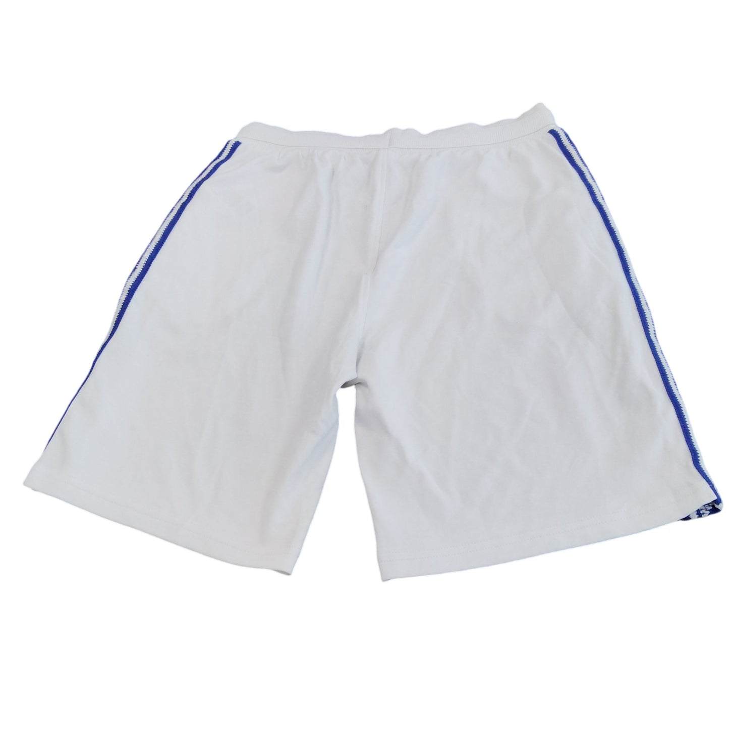 River Island Boys White Shorts UK11-12 Years Elasticated Waist Blue Trim