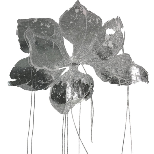 Branded Women's Flower Print T-Shirt Size 12 Short Sleeve White Cotton