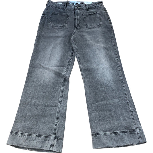River Island Wide Leg Grey Denim Jeans