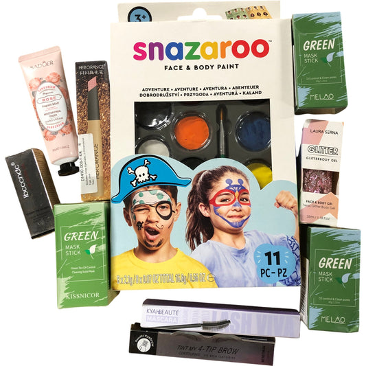 Mystery Beauty Bundle - Skin Care & Cosmetics - 10 Items