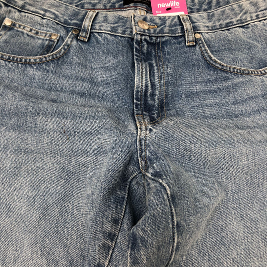 River Island Flared Jeans Size 34 Women's Blue Denim Stylish Comfortable Fit