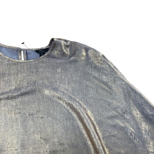 River Island Metallic Batwing Top Size 12
