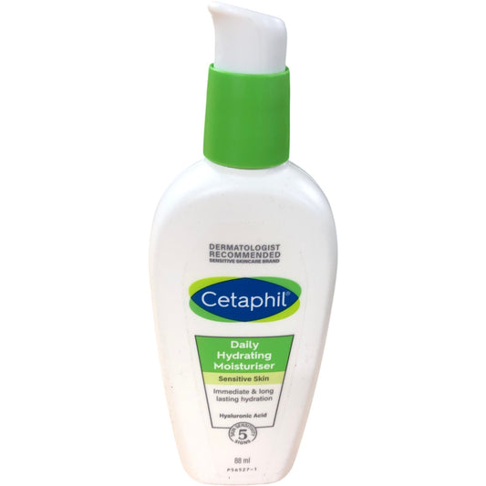 CETAPHIL Daily Hydrating Moisturiser 88ml Sensitive Skin Lightweight Formula