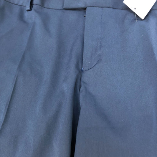 River Island Men's Trousers Navy Blue Stretch Material