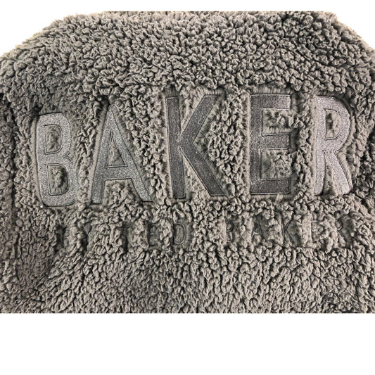 Baker Faux Fur Hooded Jacket Size 7 Years Girls Soft Brown Outerwear