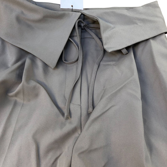 River Island Trousers Size 12 Women's Wide Leg Lightweight Fabric Casual Grey