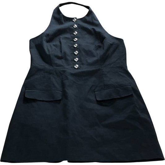 River Island Black Halter Neck Dress Size UK16