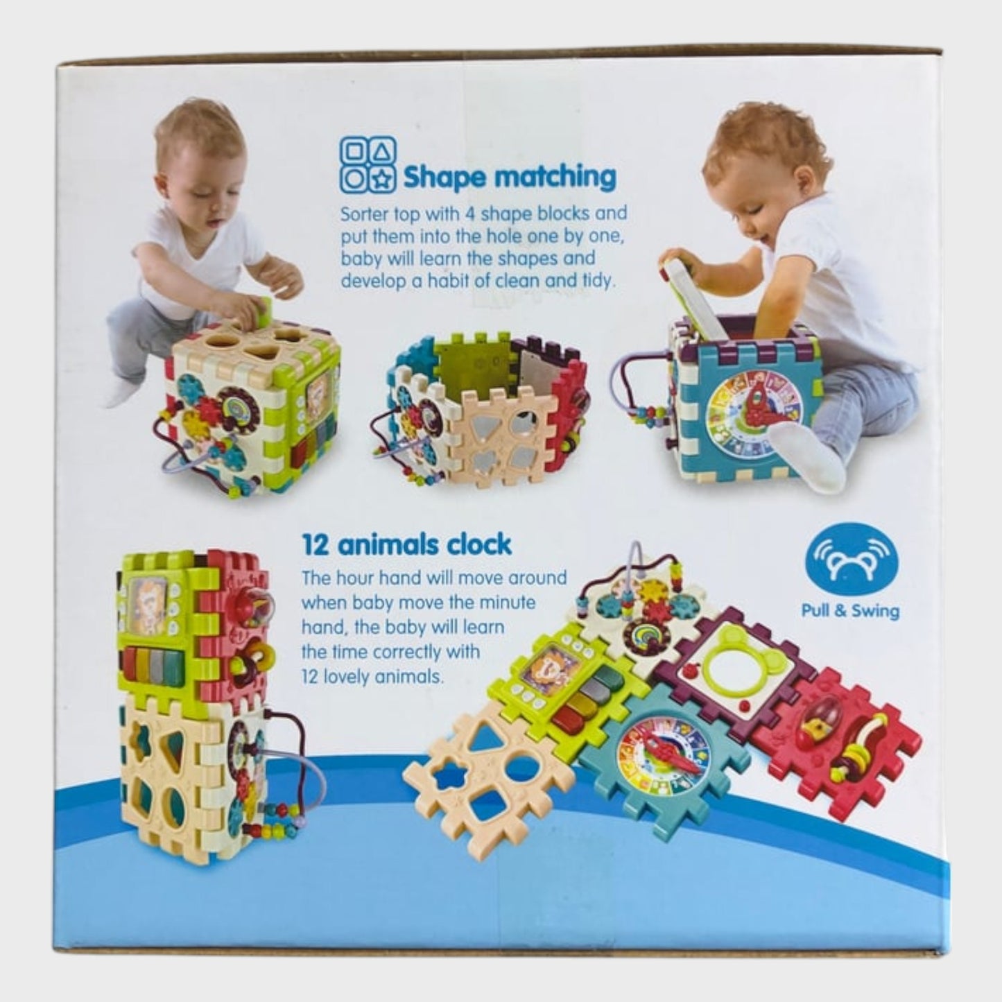 GOODWAY Play & Learn Activity Cube Musical Instrument 10M+ Educational Toy