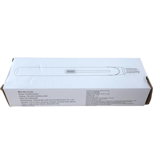 CkeyiN Mini Hair Curler Professional Hair Styling Tool Crimper