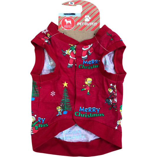 The Simpsons Merry Christmas Dog Coat