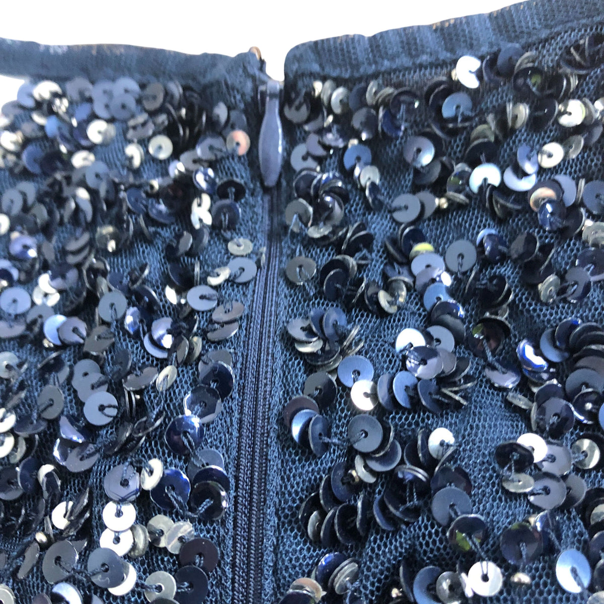 Maya Deluxe Evening Gown UK14 Women's Navy Blue Sequin Maxi Dress Formal Wear