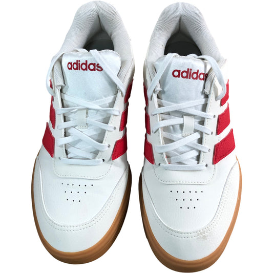 Adidas Trainers UK 7.5 Women's Red White Casual Sneakers New With Tags