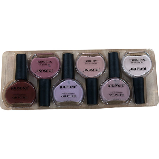 JODSONE Professional Nail Polish Set 6 Pieces 10ml Fashionable Nail Art Perfect