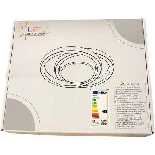 DorlLink LED Ceiling Lamp Modern Design Energy Efficient Light Fixture 6500K