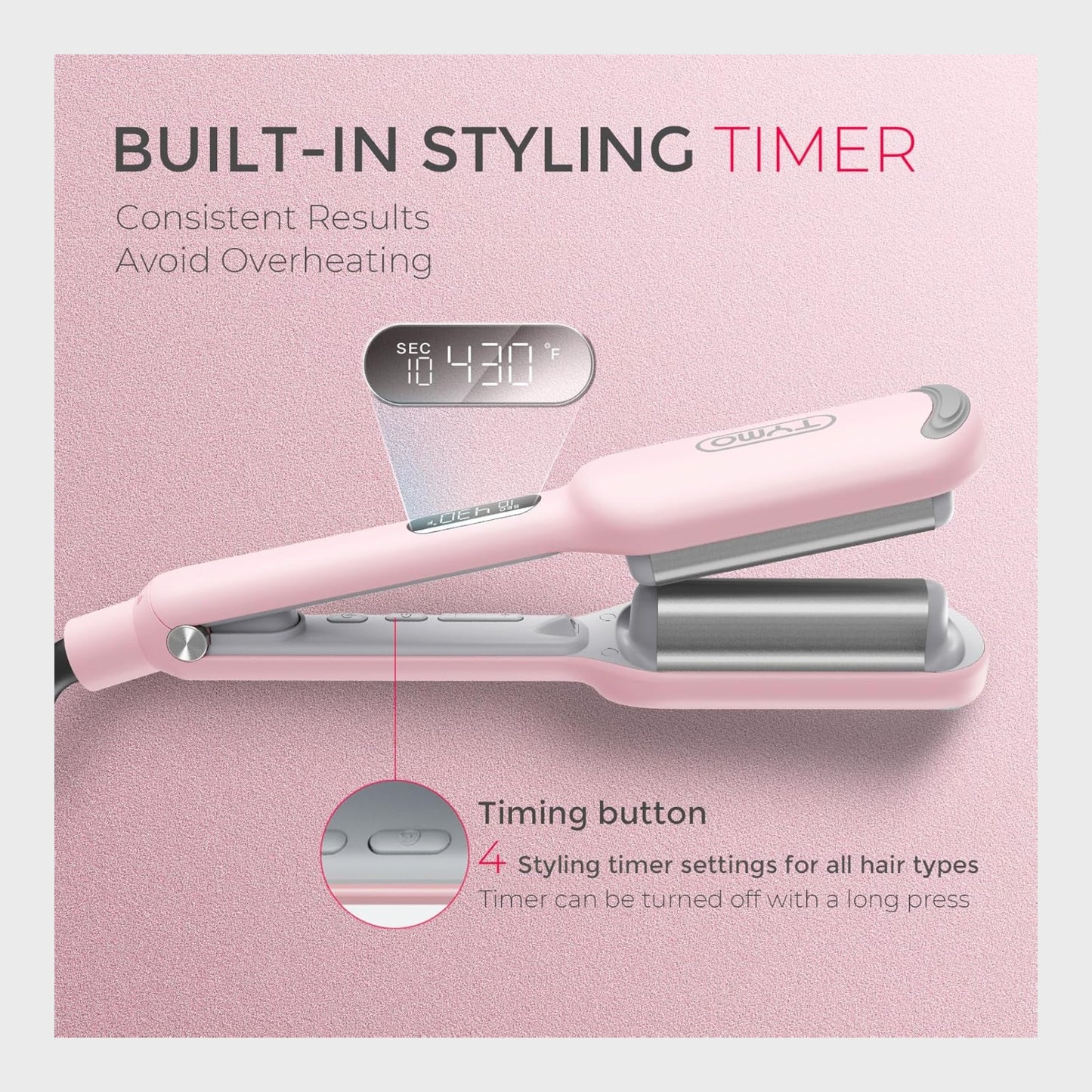 Tymo Rovy Hair Wave Curling Iron - 25mm