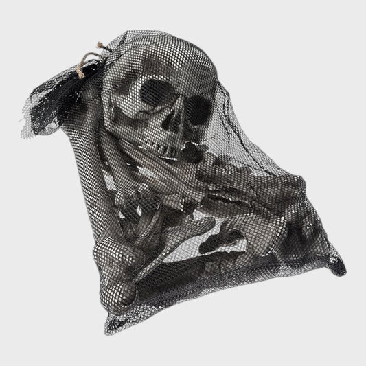 PRETEX Bag of Skeleton Bones & Skull - 18 Pieces