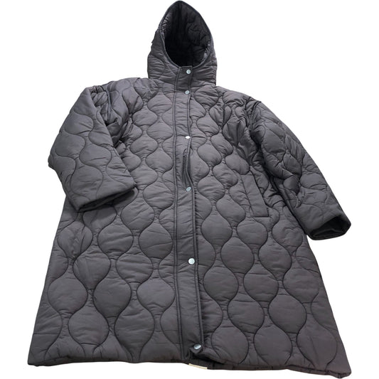 Branded Double Layer Brown Parka Size 16