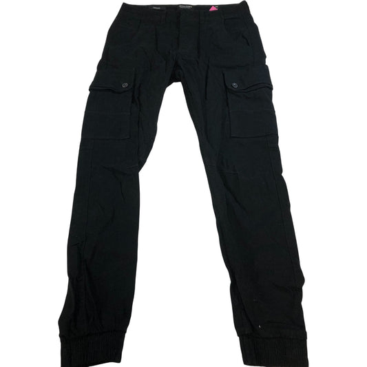 Jack & Jones Cargo Trousers Men's Black Cotton Blend Pants W28 32L