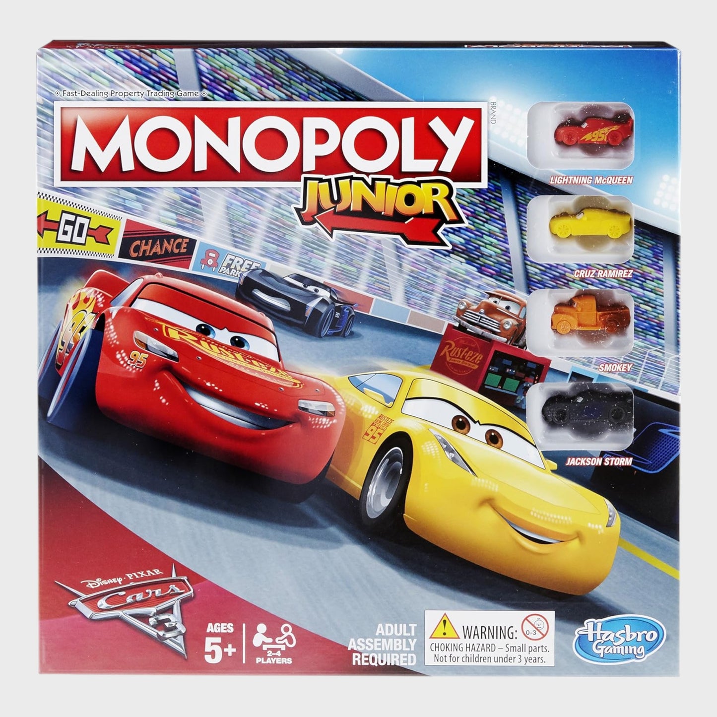 Monopoly Junior - Disney Pixar Cars 3 Edition