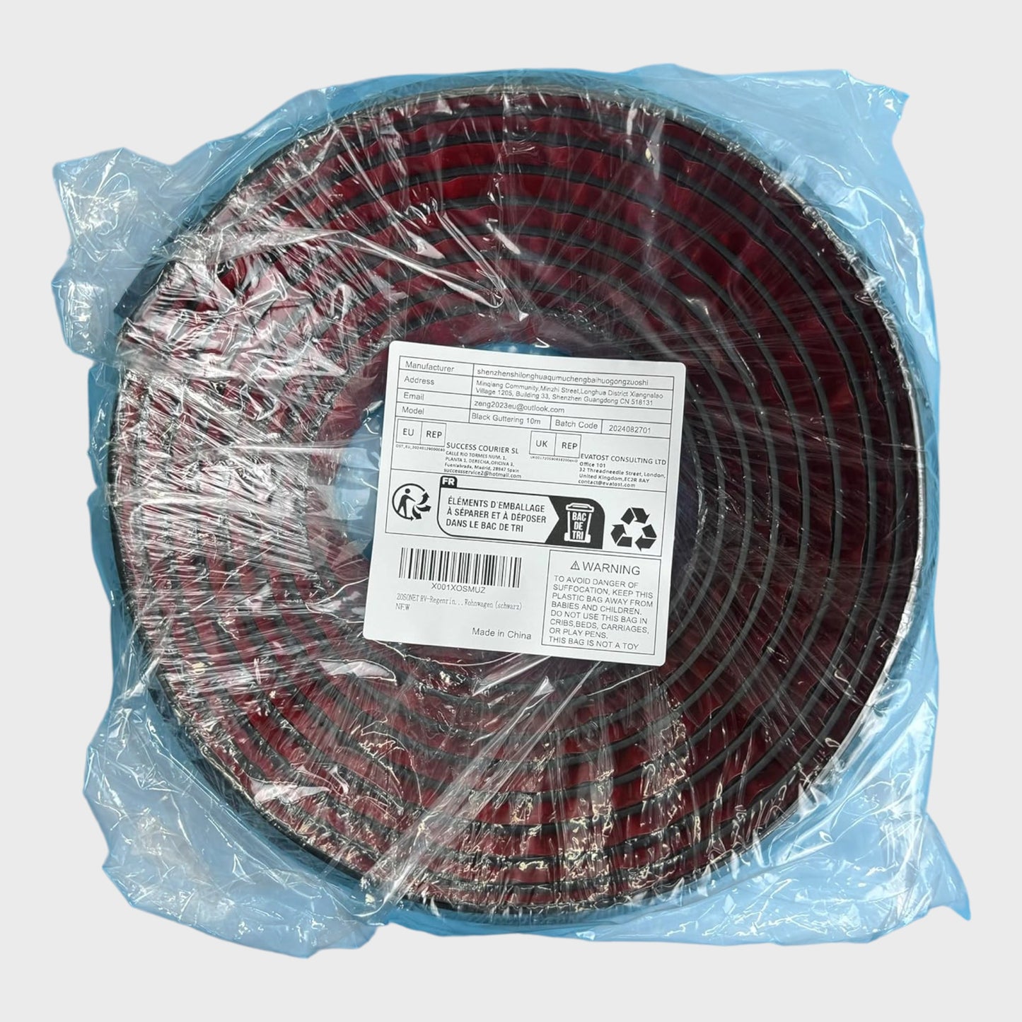 RV & Caravan Rain Gutter - Rubber Drip Strip - 10 Meters
